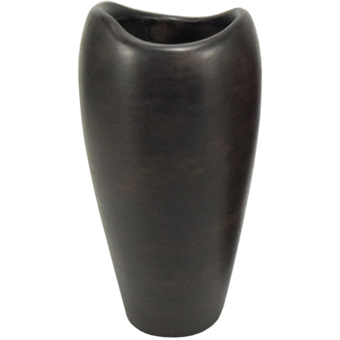 Wooden Flower Vase Big 3.6"X9"HT